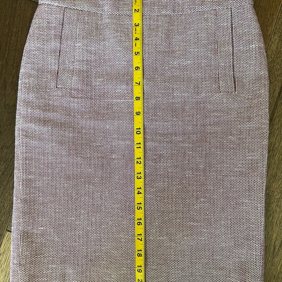 Banana republic pink pencil skirt with pockets 00P - Picture 7 of 11